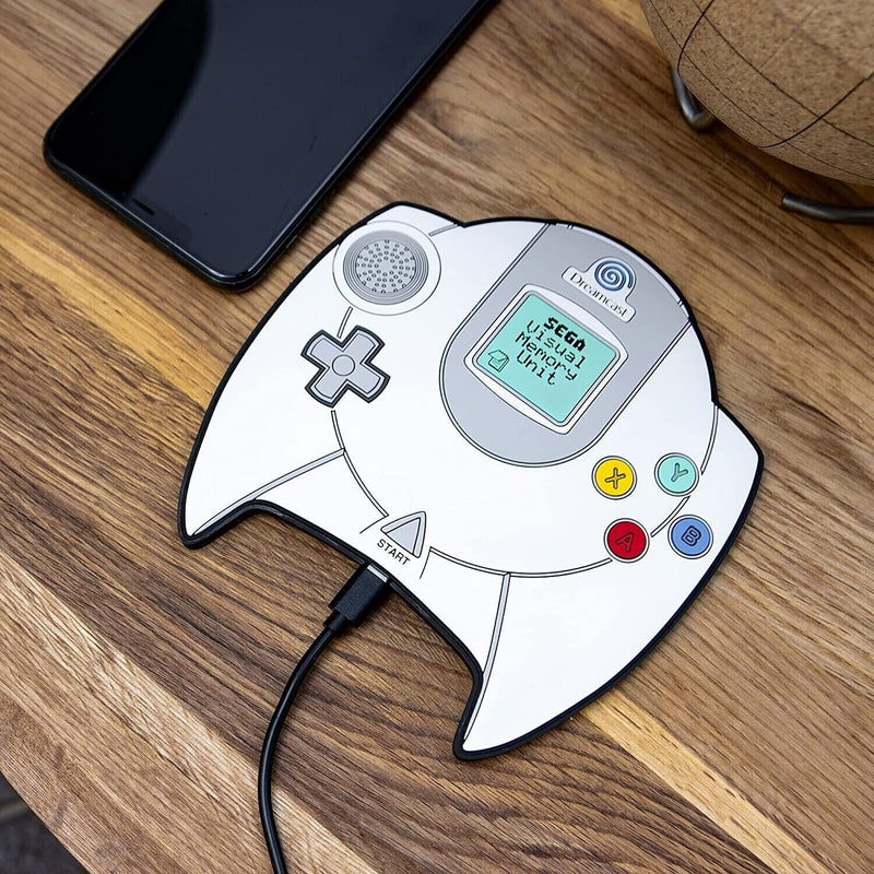 Official SEGA Dreamcast Controller Wireless Charger Pad - 10W Fast Qi GIFT IDEA