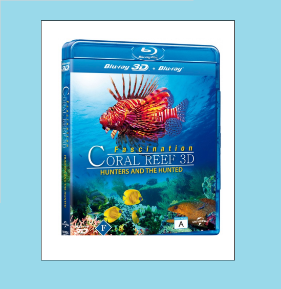 Fascination Coral Reef 3D - Hunters and the Hunted 3D Blu Ray Gift Idea Demo A+
